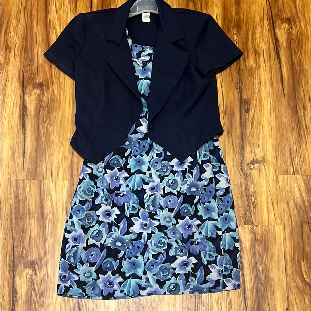 Floral Blue Skirt